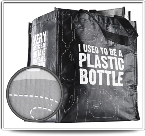 Le grand sac shopping publicitaire personnalisé 100% Recyclé